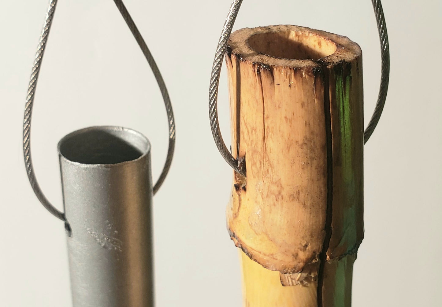 Whispering Winds: Eco-Friendly Reed & Upcycled Aluminum Wind Chimes - Essence Series