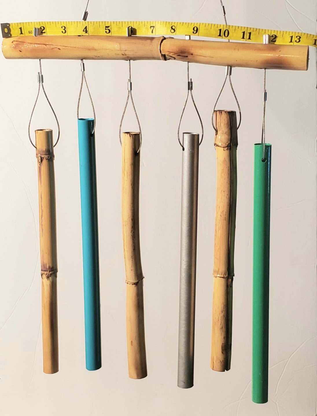 Whispering Winds: Eco-Friendly Reed & Upcycled Aluminum Wind Chimes - Essence Series
