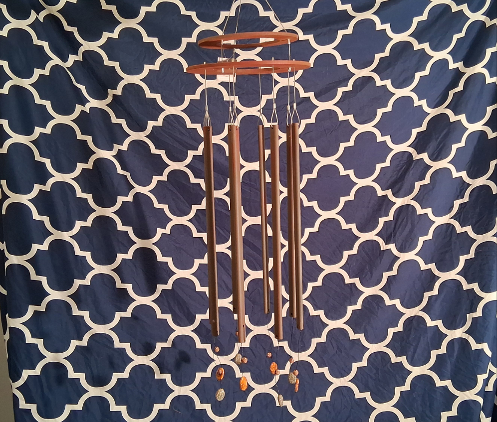 Faewind - Wind Chime - Metal and Plastic Upcycled Art - Signature Series