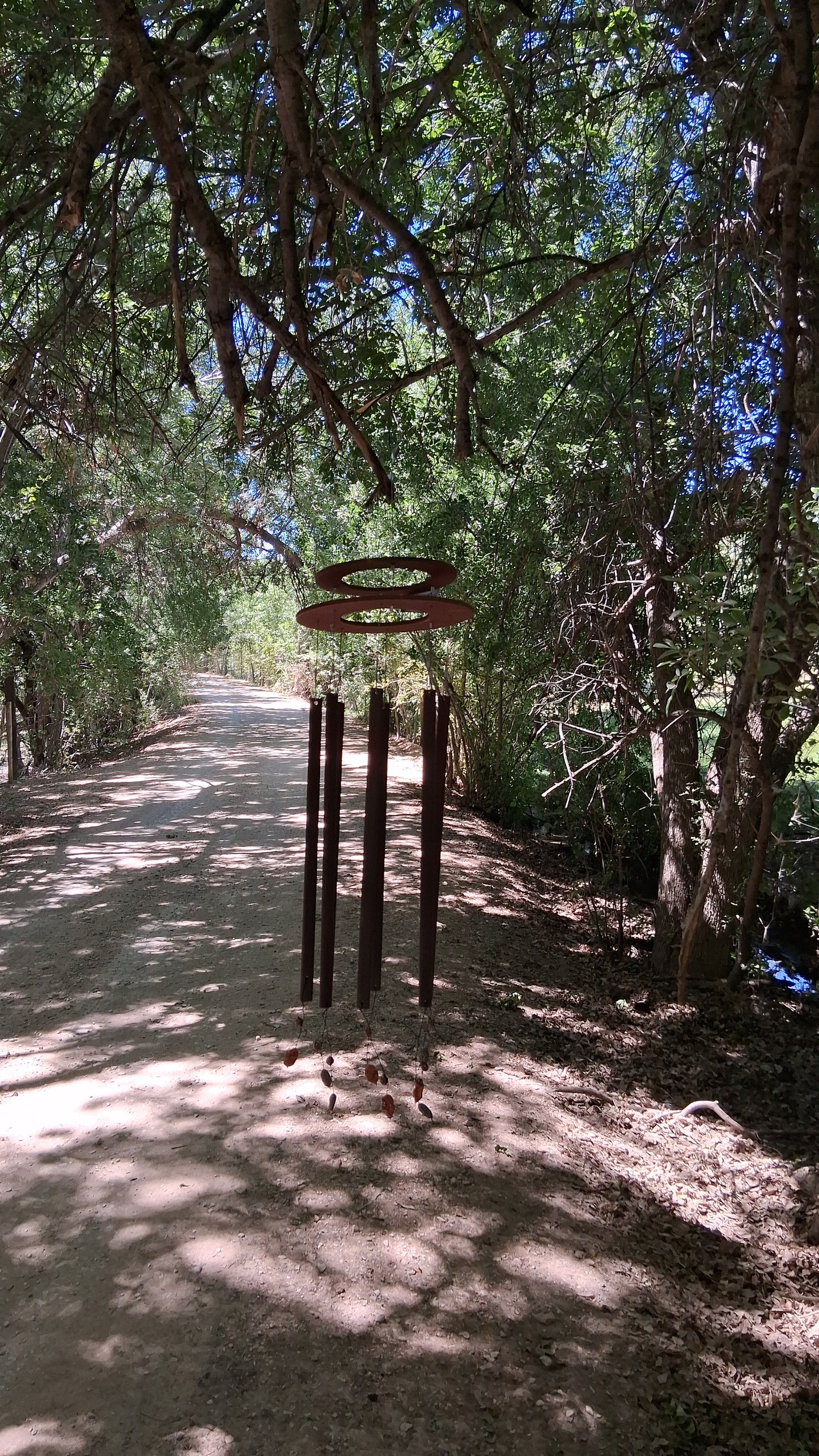 Faewind - Wind Chime - Metal and Plastic Upcycled Art - Signature Series